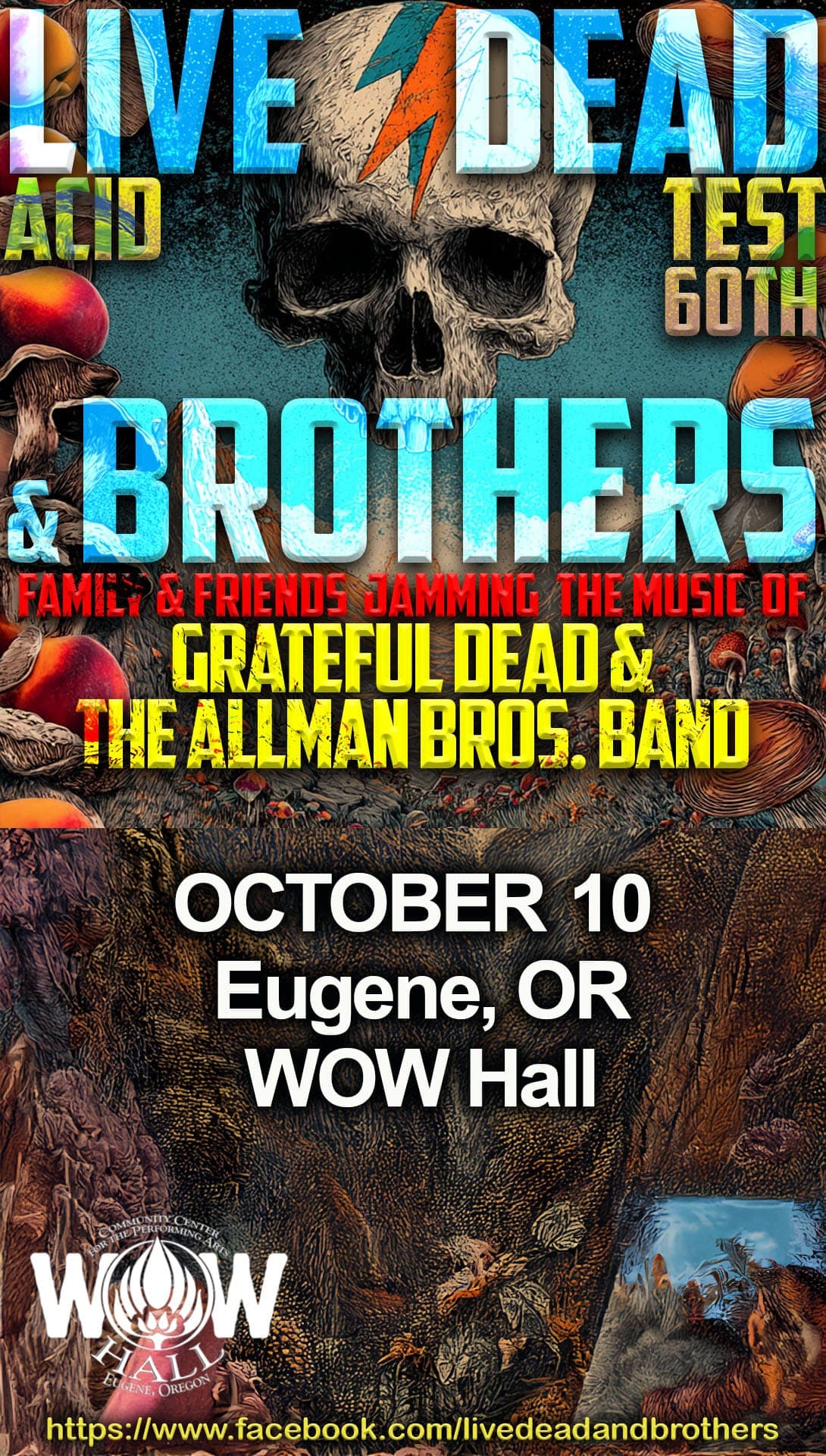 Live Dead & Brothers at WOW Hall