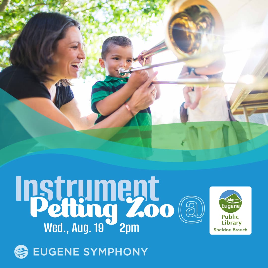 Instrument Petting Zoo at Eugene Symphony