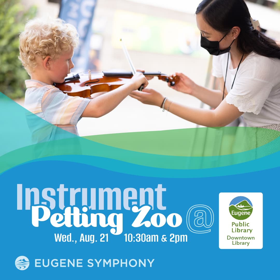Instrument Petting Zoo at Eugene Symphony