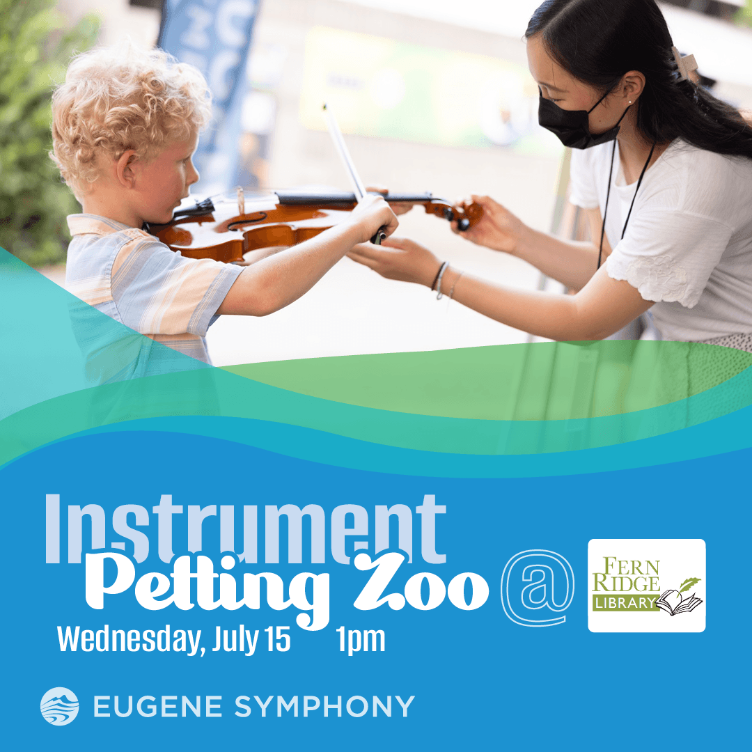 Instrument Petting Zoo at Eugene Symphony