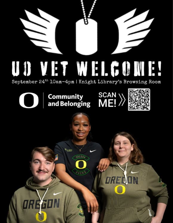 Veteran and Military Affiliated Welcome at Knight Library