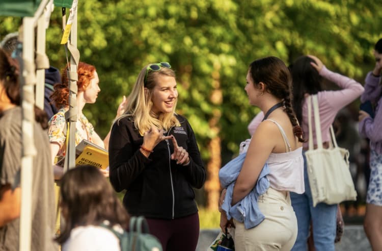 College Block Party at Erb Memorial Union (EMU)