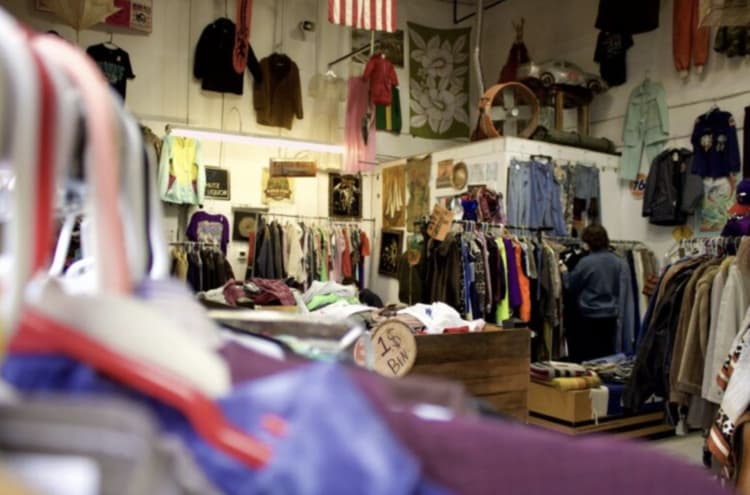 Vintage Clothing Pop-Up Market at Downtown Eugene (see event website for specific locations)