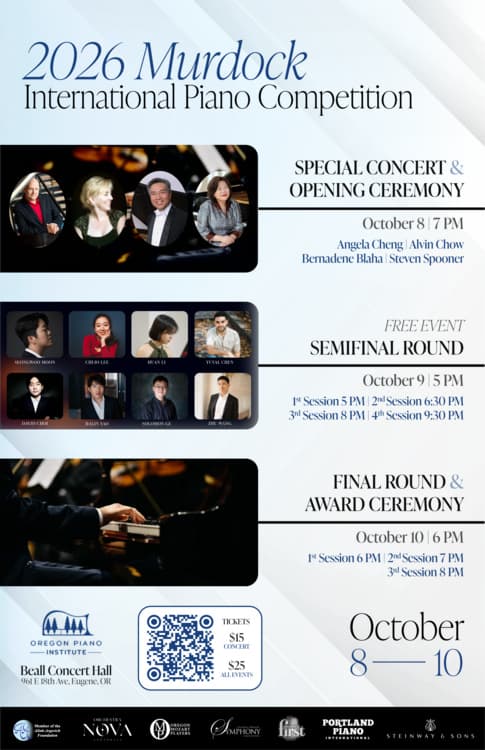 Murdock International Piano Competition | Final Round at Beall Concert Hall