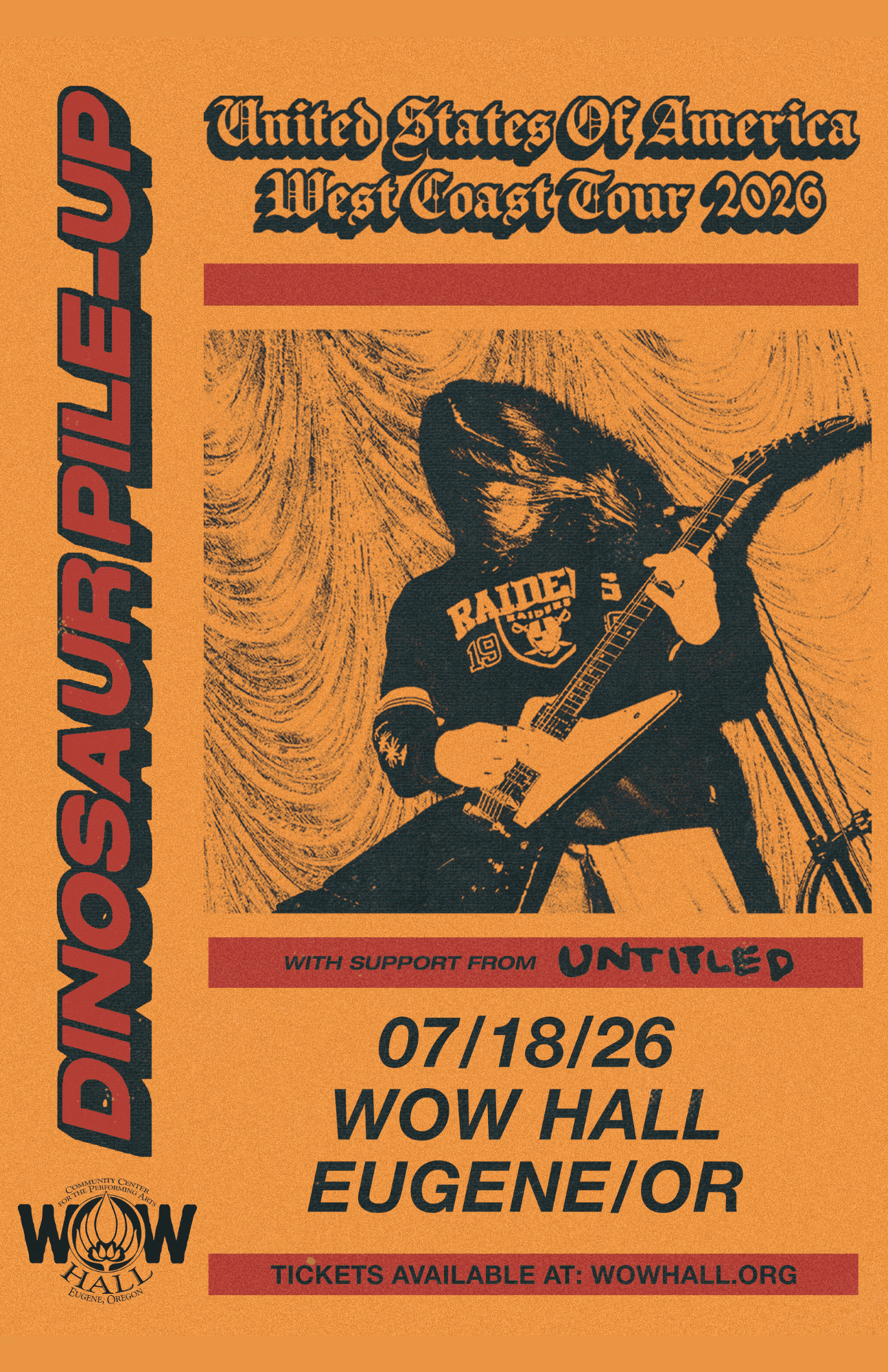 Dinosaur Pile-Up at WOW Hall