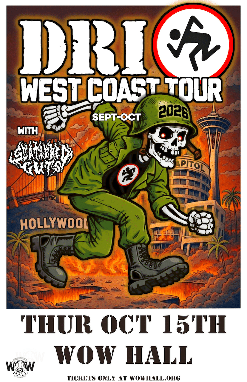 D.R.I. with Scattered Guts at WOW Hall