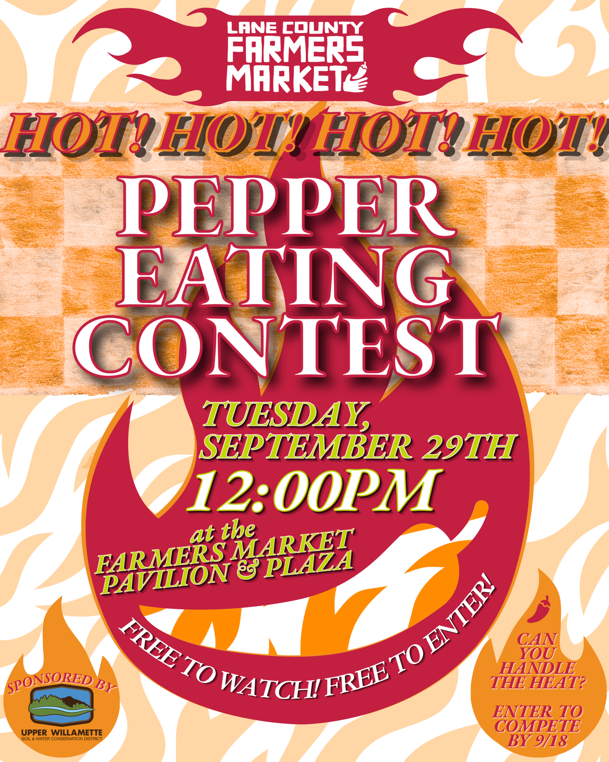 Hot Pepper Eating Contest at Farmers Market Pavilion and Plaza